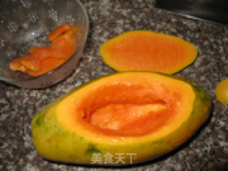 木瓜炖雪蛤的做法步骤：7