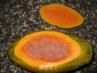木瓜炖雪蛤的做法步骤：8