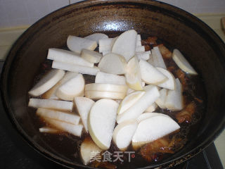 五花肉炖白萝卜的做法步骤：7