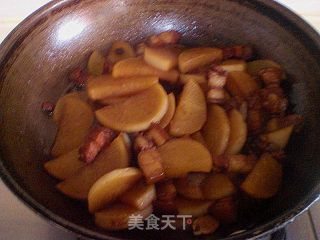 五花肉炖白萝卜的做法步骤：9