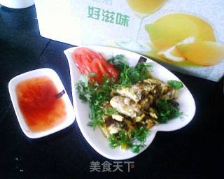 蚵仔煎的做法步骤：21