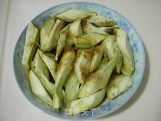 电饭锅-蒸绿茄子的做法步骤：3