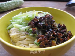 香菇炸酱面的做法步骤：20