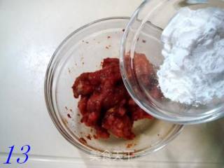闽菜传统焦溜小炒“荔枝肉”的做法步骤：13