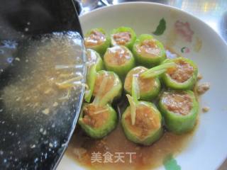 肉末丝瓜盅的做法步骤：8