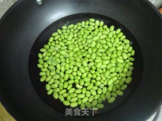 毛豆炒肉末的做法步骤：2