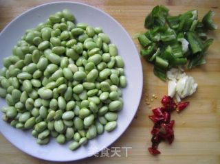 花菇青豆滑肉丝的做法步骤：5
