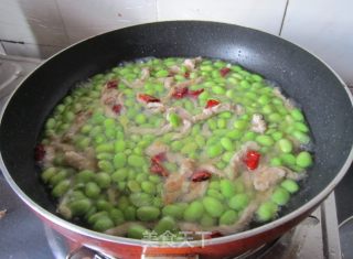 花菇青豆滑肉丝的做法步骤：9