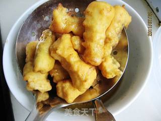 椒盐鱼条的做法步骤：6