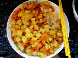 最美不过咖喱~美味的咖喱土豆鸡块~的做法步骤：5