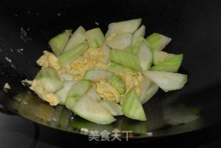 丝瓜炒蛋的做法步骤：7