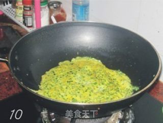 韭菜煎蛋饼的做法步骤：10