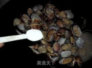 【闽菜】清炒花蛤的做法步骤：5