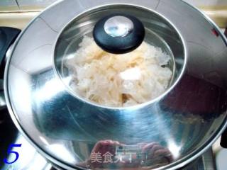 【闽菜】――宴客菜“鸡茸炒银耳”的做法步骤：5