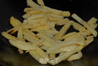 香辣土豆条的做法步骤：4