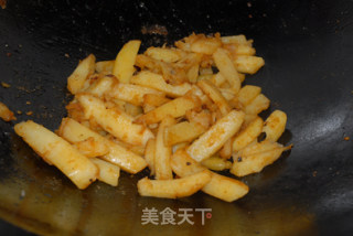香辣土豆条的做法步骤：7