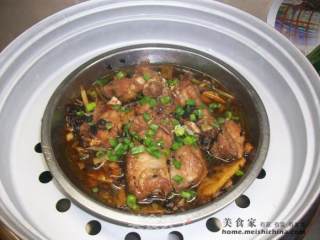 家常菜肴@@粤式豉汁蒸排骨的做法步骤：9