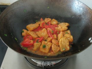【生命因你而精彩】油豆腐柿子面的做法步骤：4