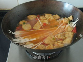 【生命因你而精彩】油豆腐柿子面的做法步骤：5
