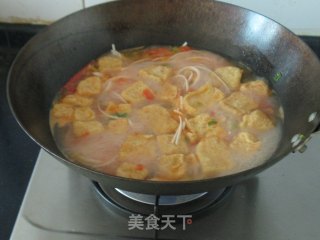 【生命因你而精彩】油豆腐柿子面的做法步骤：7