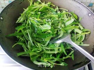 蒜蓉通菜叶的做法步骤：4
