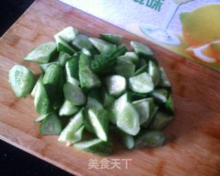 醋烹黄瓜的做法步骤：3