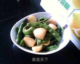 土豆炖豆角的做法步骤：9