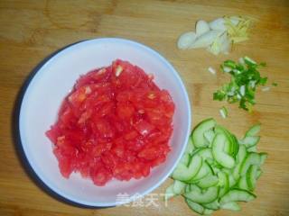 【中式吃食】西红柿鸡蛋疙瘩汤的做法步骤：3