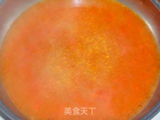 【中式吃食】西红柿鸡蛋疙瘩汤的做法步骤：10