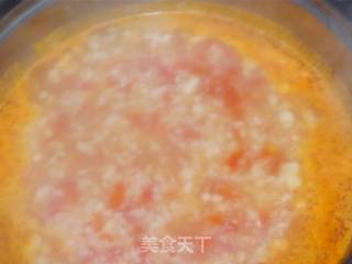 【中式吃食】西红柿鸡蛋疙瘩汤的做法步骤：11