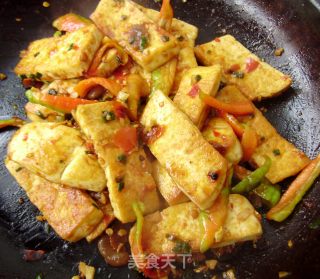 回锅家常豆腐的做法步骤：7