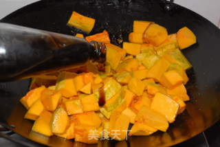 蚝油南瓜的做法步骤：7