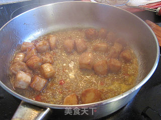 油泡甜辣酱鸡粒的做法步骤：5