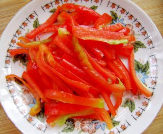 青椒豇豆的做法步骤：2