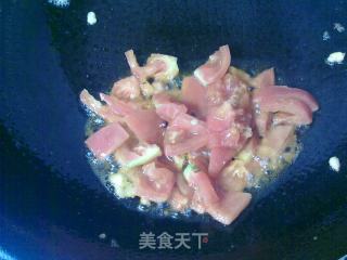 蒜薹番茄蛋的做法步骤：5