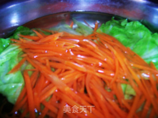花色菜卷的做法步骤：6