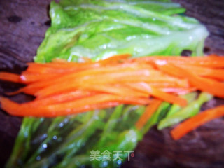 花色菜卷的做法步骤：9