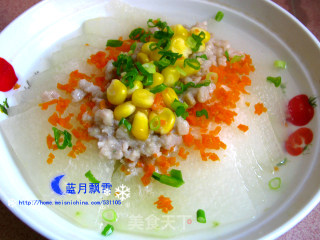 肉末蒸冬瓜的做法步骤：7