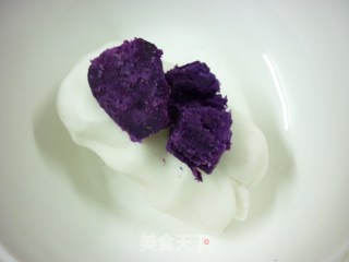 苏州船点【紫薯葡萄】的做法步骤：5