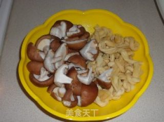卤汁香菇面结的做法步骤：1
