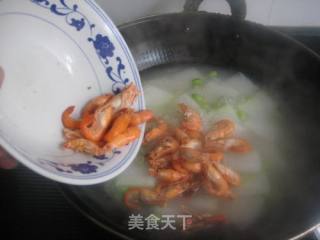 鲥虾冬瓜毛豆汤的做法步骤：5