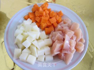 变废为宝之【咖哩炒肉饭】的做法步骤：1