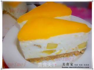 7月6日11年~~在美食家一周年@@免烤芒果冷冻芝士蛋糕的做法步骤：14