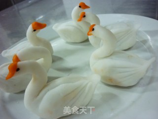 苏州船点【银鹅千姿】的做法步骤：8