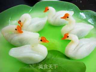 苏州船点【银鹅千姿】的做法步骤：9