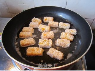黄金南瓜条的做法步骤：7