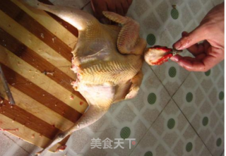 榴莲炖山鸡的做法步骤：3