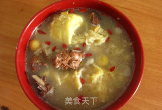 榴莲炖山鸡的做法步骤：4