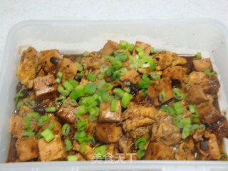 酱炒豆腐鸡蛋的做法步骤：7