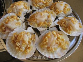 蒜蓉扇贝的做法步骤：4